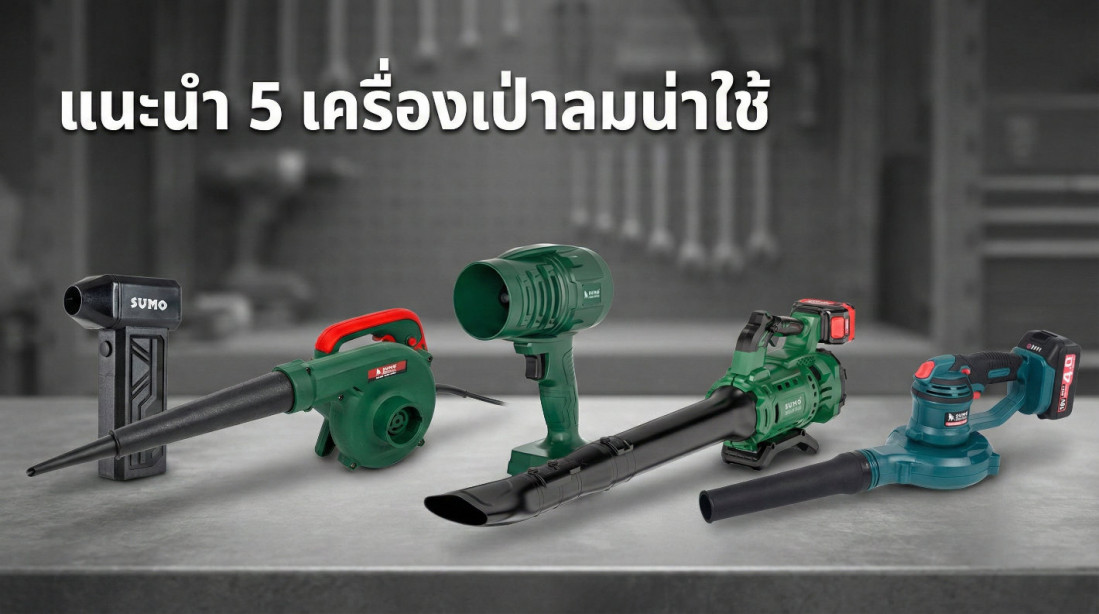 5 เครื่องเป่าลม น่าใช้ ราคาไม่แพง หาซื้อง่าย ได้มาตรฐาน