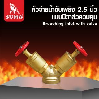 หัวจ่ายน้ำดับเพลิง 2.5 นิ้ว แบบมีวาล์วควบคุม