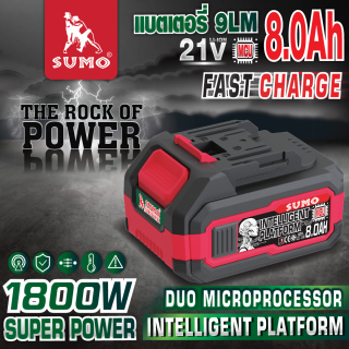 แบตเตอรี่ 9LM21V8.0Ah MCU