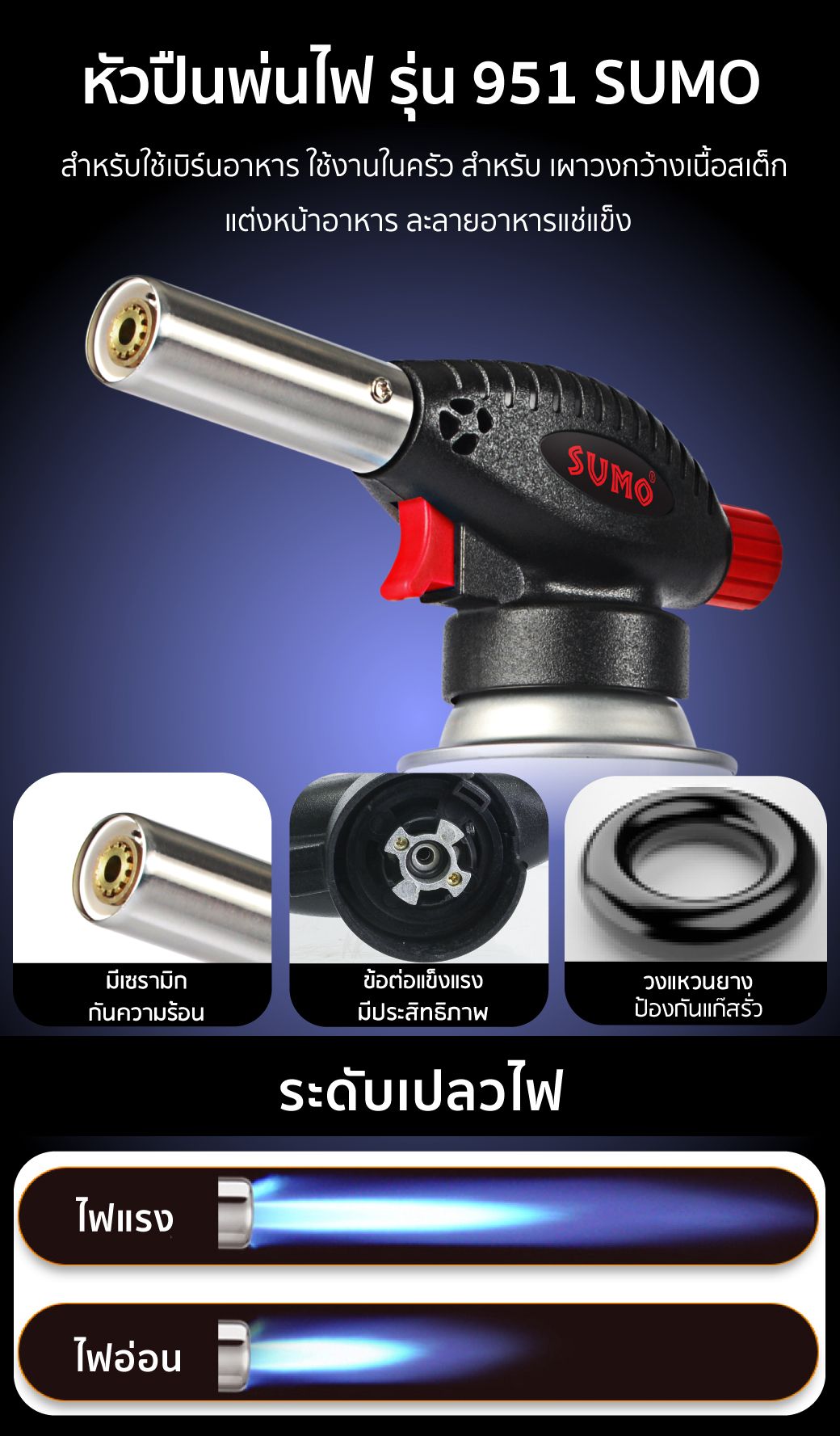 หัวปืนพ่นไฟ