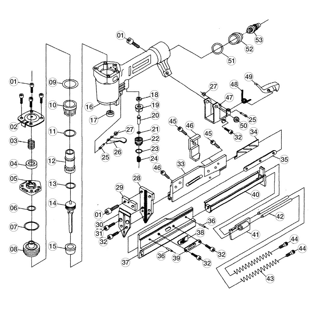 อะไหล่ ปืนยิงแม็ก Pin 625 ยี่ห้อ SUMO