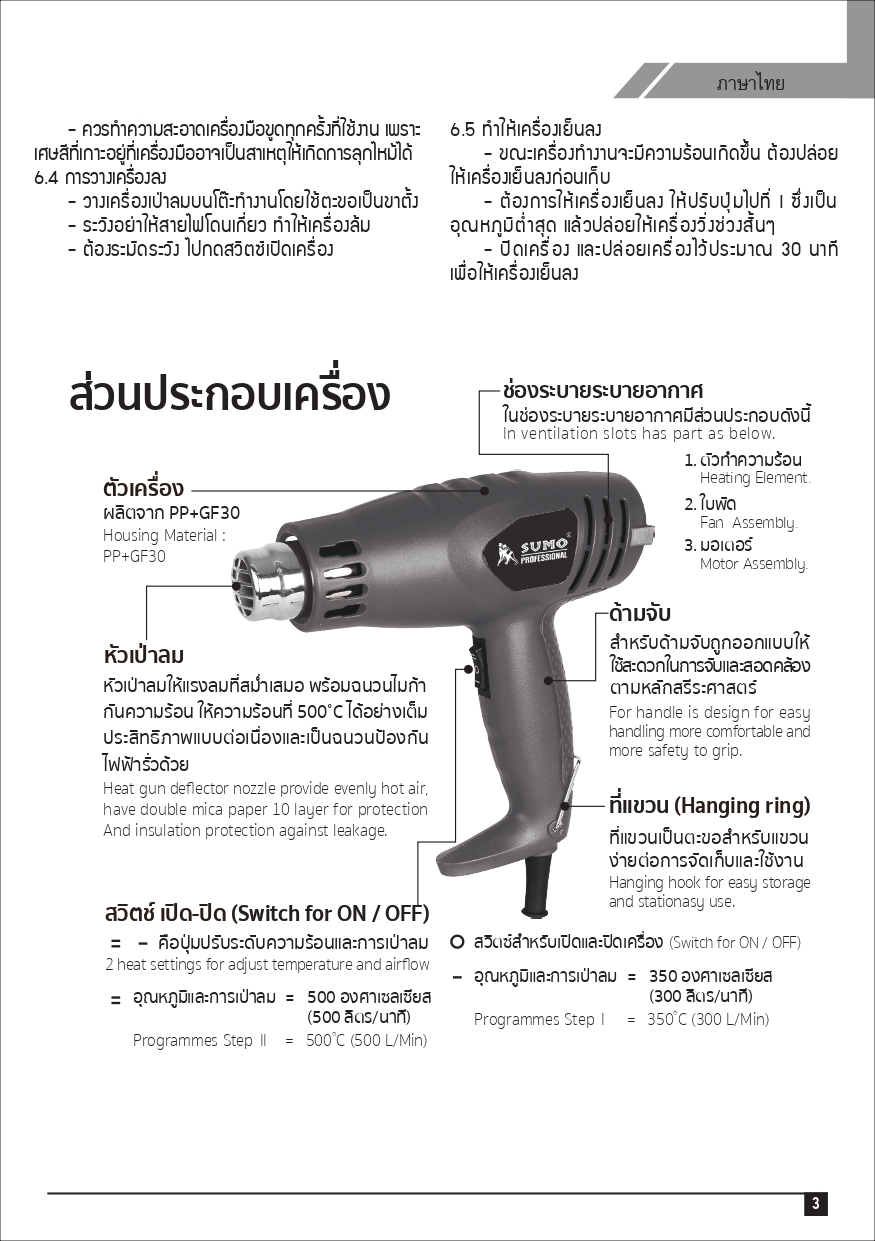 ปืนเป่าลมร้อน