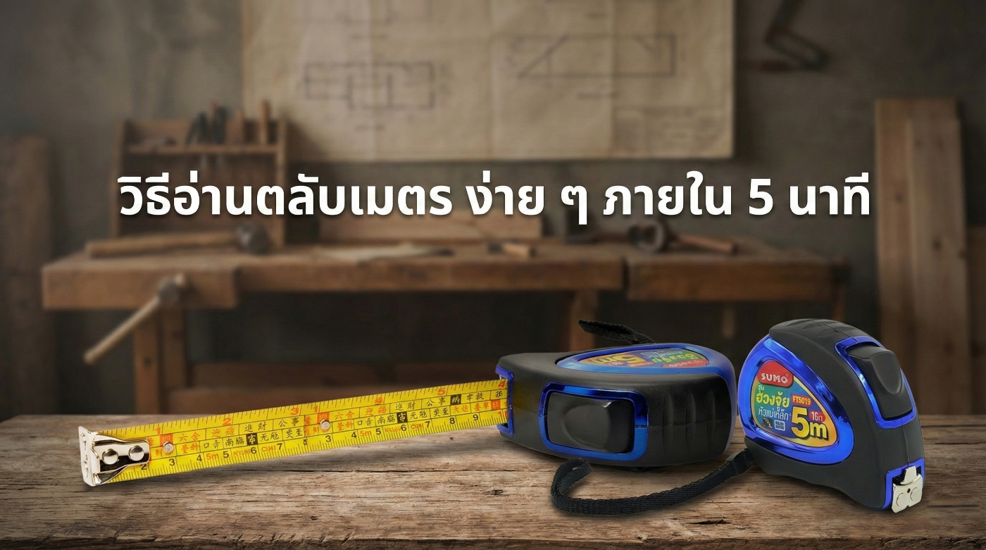 วิธีอ่านตลับเมตร ง่าย ๆ วิธีอ่านค่าตลับเมตร